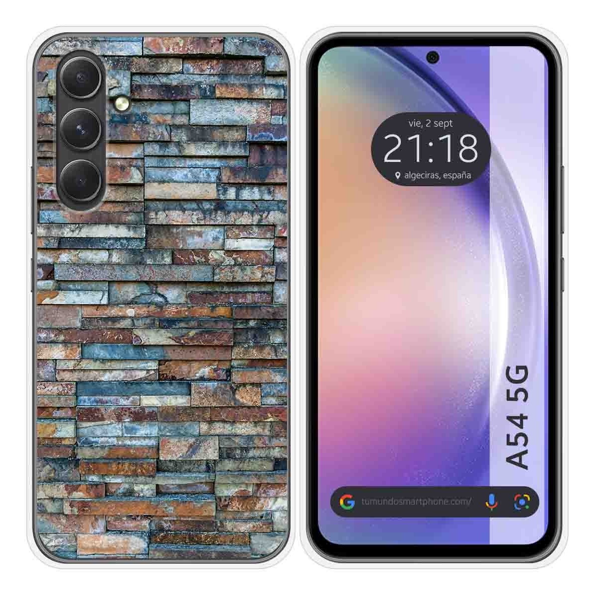 Funda Silicona para Samsung Galaxy A54 5G diseño Ladrillo 05 Dibujos