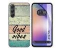 Funda Silicona para Samsung Galaxy A54 5G diseño Madera 01 Dibujos