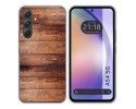 Funda Silicona para Samsung Galaxy A54 5G diseño Madera 02 Dibujos