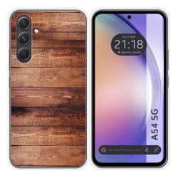 Funda Silicona para Samsung Galaxy A54 5G diseño Madera 02 Dibujos