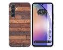 Funda Silicona para Samsung Galaxy A54 5G diseño Madera 03 Dibujos