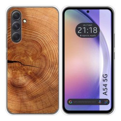 Funda Silicona para Samsung Galaxy A54 5G diseño Madera 04 Dibujos