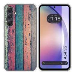 Funda Silicona para Samsung Galaxy A54 5G diseño Madera 10 Dibujos