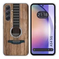 Funda Silicona para Samsung Galaxy A54 5G diseño Madera 11 Dibujos