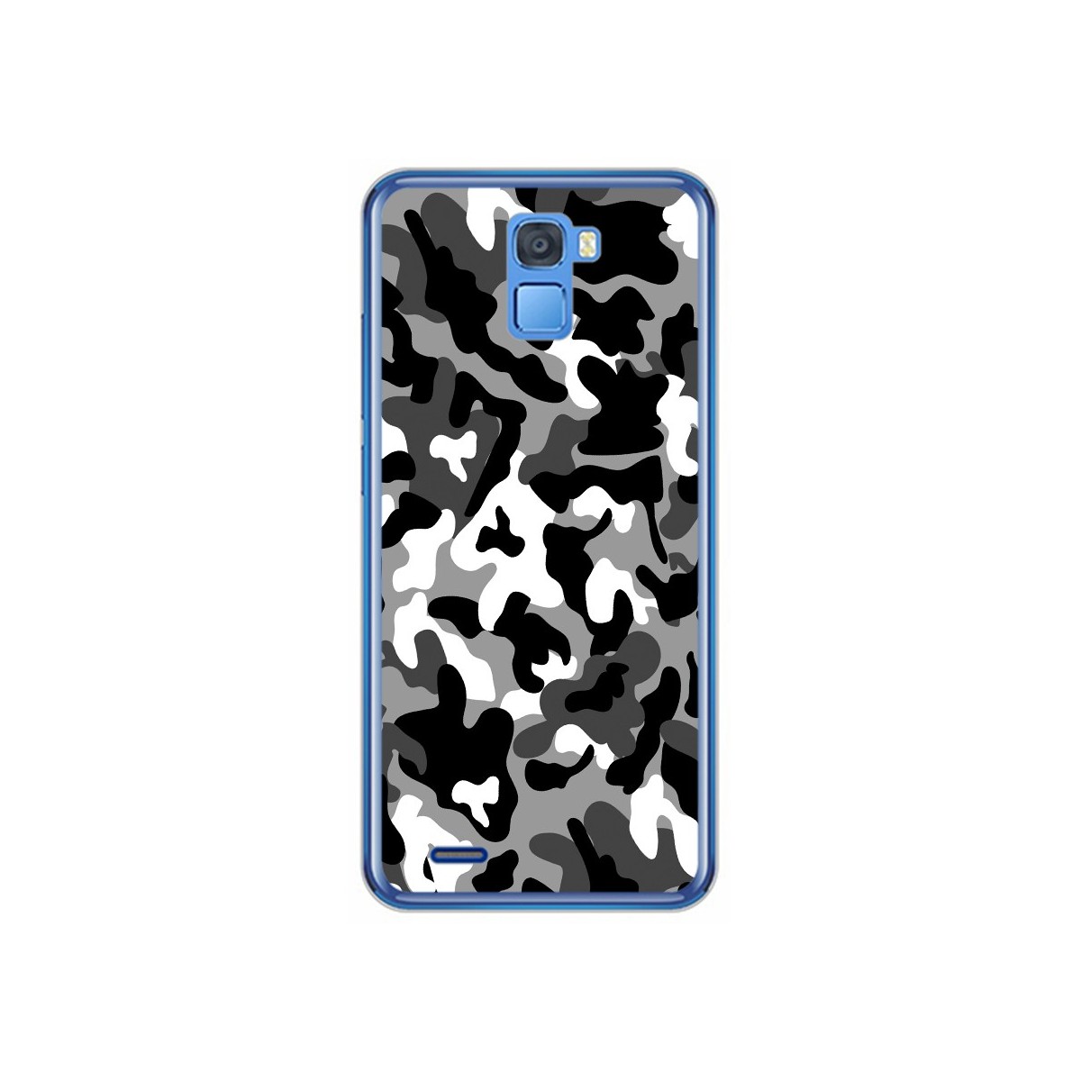 Funda Gel Tpu para Oukitel K5000 Diseño Snow Camuflaje Dibujos