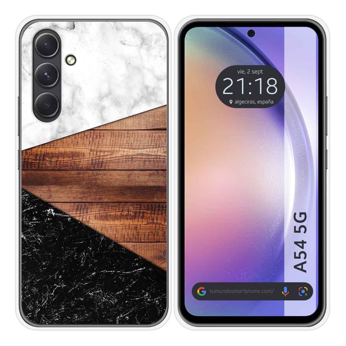 Funda Silicona para Samsung Galaxy A54 5G diseño Mármol 11 Dibujos