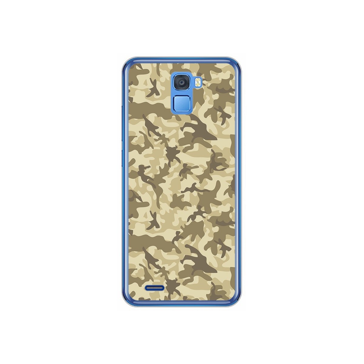 Funda Gel Tpu para Oukitel K5000 Diseño Sand Camuflaje Dibujos