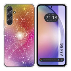 Funda Silicona para Samsung Galaxy A54 5G diseño Abstracto Dibujos