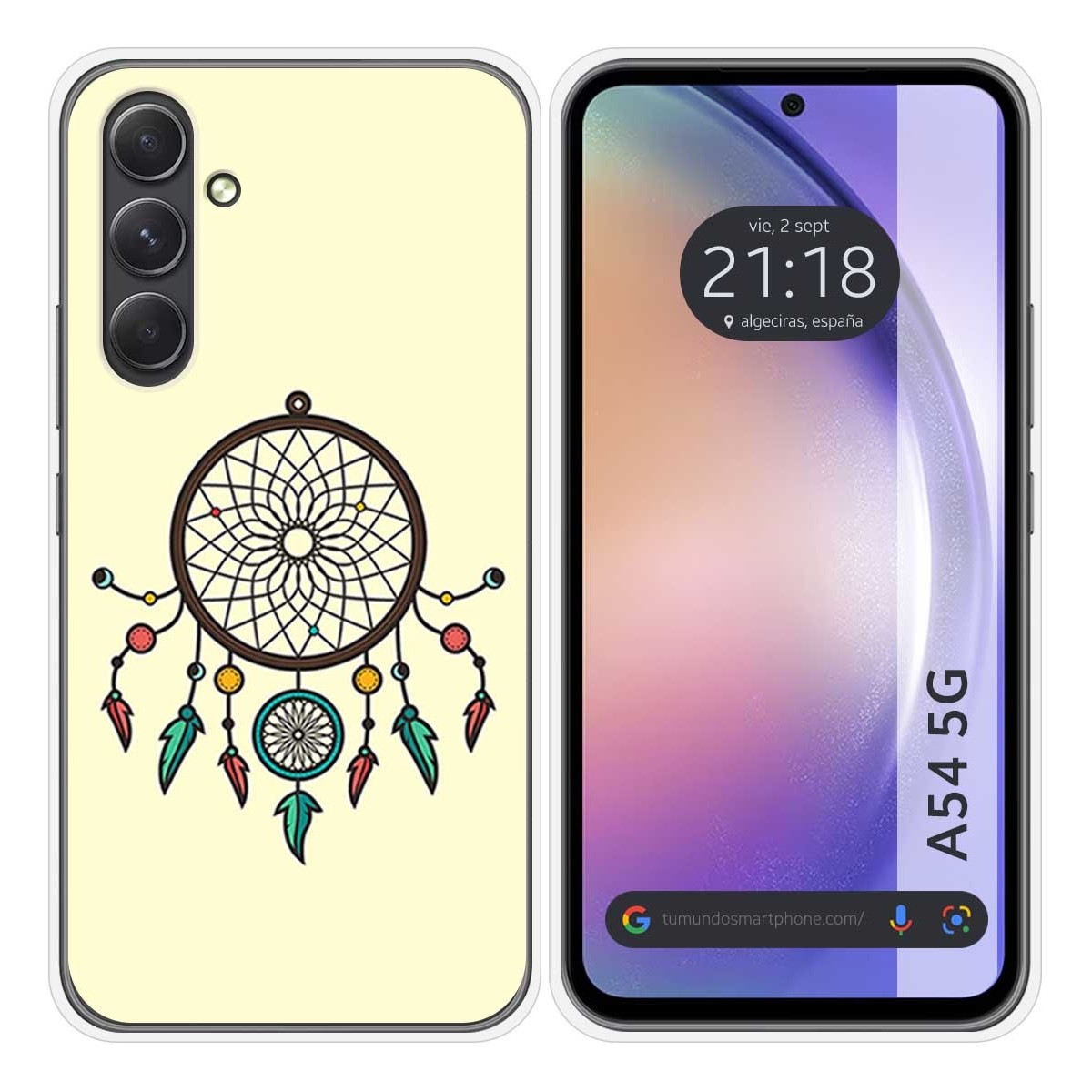 Funda Silicona para Samsung Galaxy A54 5G diseño Atrapasueños Dibujos