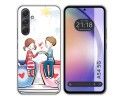 Funda Silicona para Samsung Galaxy A54 5G diseño Café Dibujos
