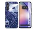 Funda Silicona para Samsung Galaxy A54 5G diseño Circuito Dibujos