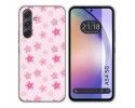 Funda Silicona para Samsung Galaxy A54 5G diseño Flores Dibujos