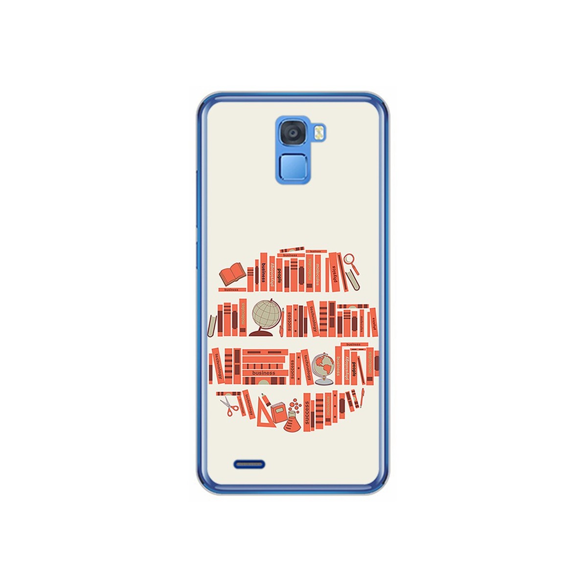 Funda Gel Tpu para Oukitel K5000 Diseño Mundo Libro Dibujos