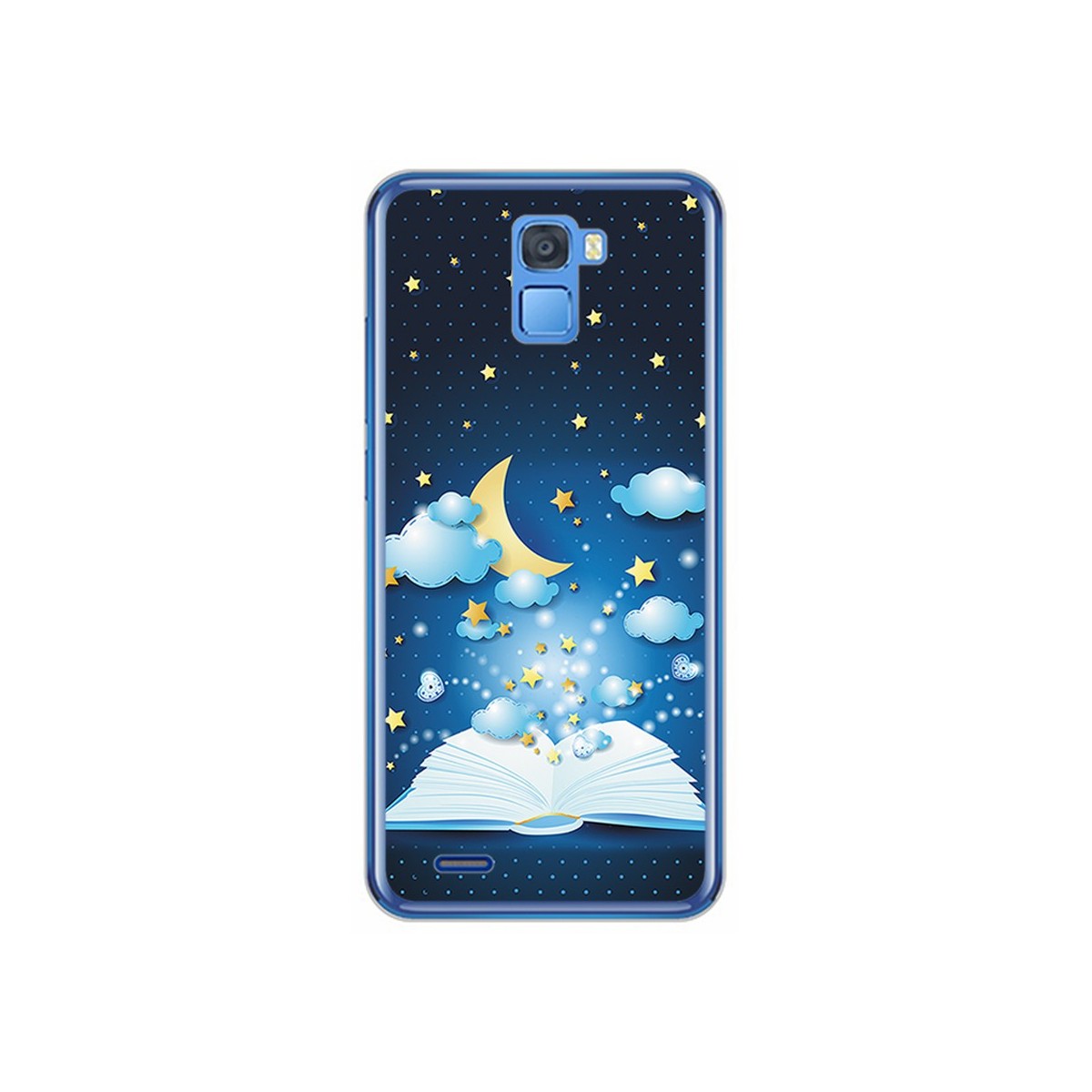 Funda Gel Tpu para Oukitel K5000 Diseño Libro Cuentos Dibujos