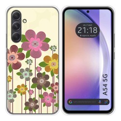 Funda Silicona para Samsung Galaxy A54 5G diseño Primavera En Flor Dibujos