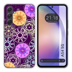 Funda Silicona para Samsung Galaxy A54 5G diseño Radial Dibujos