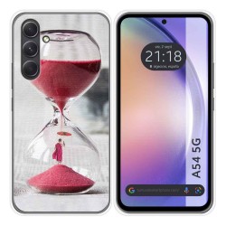 Funda Silicona para Samsung Galaxy A54 5G diseño Reloj Dibujos