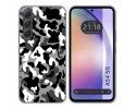 Funda Silicona para Samsung Galaxy A54 5G diseño Snow Camuflaje Dibujos