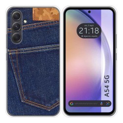 Funda Silicona para Samsung Galaxy A54 5G diseño Vaquero Dibujos