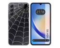 Funda Silicona Transparente para Samsung Galaxy A34 5G diseño Araña Dibujos