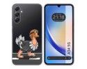 Funda Silicona Transparente para Samsung Galaxy A34 5G diseño Avestruz Dibujos