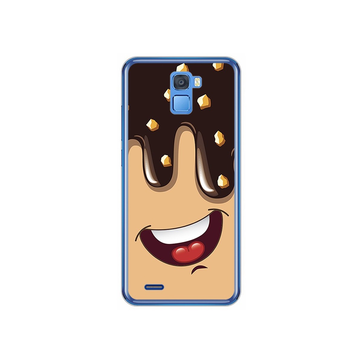 Funda Gel Tpu para Oukitel K5000 Diseño Helado Chocolate Dibujos