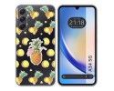 Funda Silicona Transparente para Samsung Galaxy A34 5G diseño Piña Dibujos