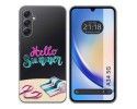 Funda Silicona Transparente para Samsung Galaxy A34 5G diseño Summer Dibujos