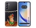 Funda Silicona Transparente para Samsung Galaxy A34 5G diseño Suricata Dibujos