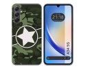 Funda Silicona para Samsung Galaxy A34 5G diseño Camuflaje 01 Dibujos