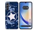 Funda Silicona para Samsung Galaxy A34 5G diseño Camuflaje 03 Dibujos