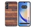Funda Silicona para Samsung Galaxy A34 5G diseño Madera 03 Dibujos