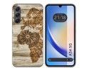 Funda Silicona para Samsung Galaxy A34 5G diseño Madera 07 Dibujos