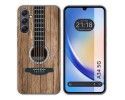 Funda Silicona para Samsung Galaxy A34 5G diseño Madera 11 Dibujos