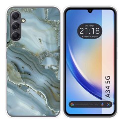 Funda Silicona para Samsung Galaxy A34 5G diseño Mármol 09 Dibujos