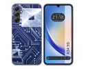 Funda Silicona para Samsung Galaxy A34 5G diseño Circuito Dibujos