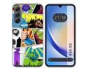 Funda Silicona para Samsung Galaxy A34 5G diseño Comic Dibujos