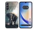 Funda Silicona para Samsung Galaxy A34 5G diseño Elefante Dibujos