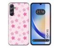 Funda Silicona para Samsung Galaxy A34 5G diseño Flores Dibujos