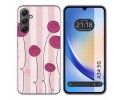 Funda Silicona para Samsung Galaxy A34 5G diseño Flores Vintage Dibujos