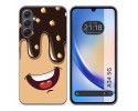 Funda Silicona para Samsung Galaxy A34 5G diseño Helado Chocolate Dibujos