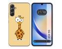 Funda Silicona para Samsung Galaxy A34 5G diseño Jirafa Dibujos
