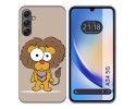 Funda Silicona para Samsung Galaxy A34 5G diseño Leon Dibujos