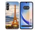 Funda Silicona para Samsung Galaxy A34 5G diseño Paris Dibujos