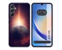 Funda Silicona para Samsung Galaxy A34 5G diseño Tierra Dibujos