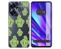 Funda Silicona Transparente para Realme C55 diseño Cactus Dibujos