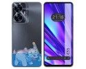 Funda Silicona Transparente para Realme C55 diseño Hipo Dibujos