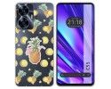 Funda Silicona Transparente para Realme C55 diseño Piña Dibujos