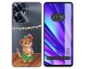 Funda Silicona Transparente para Realme C55 diseño Suricata Dibujos