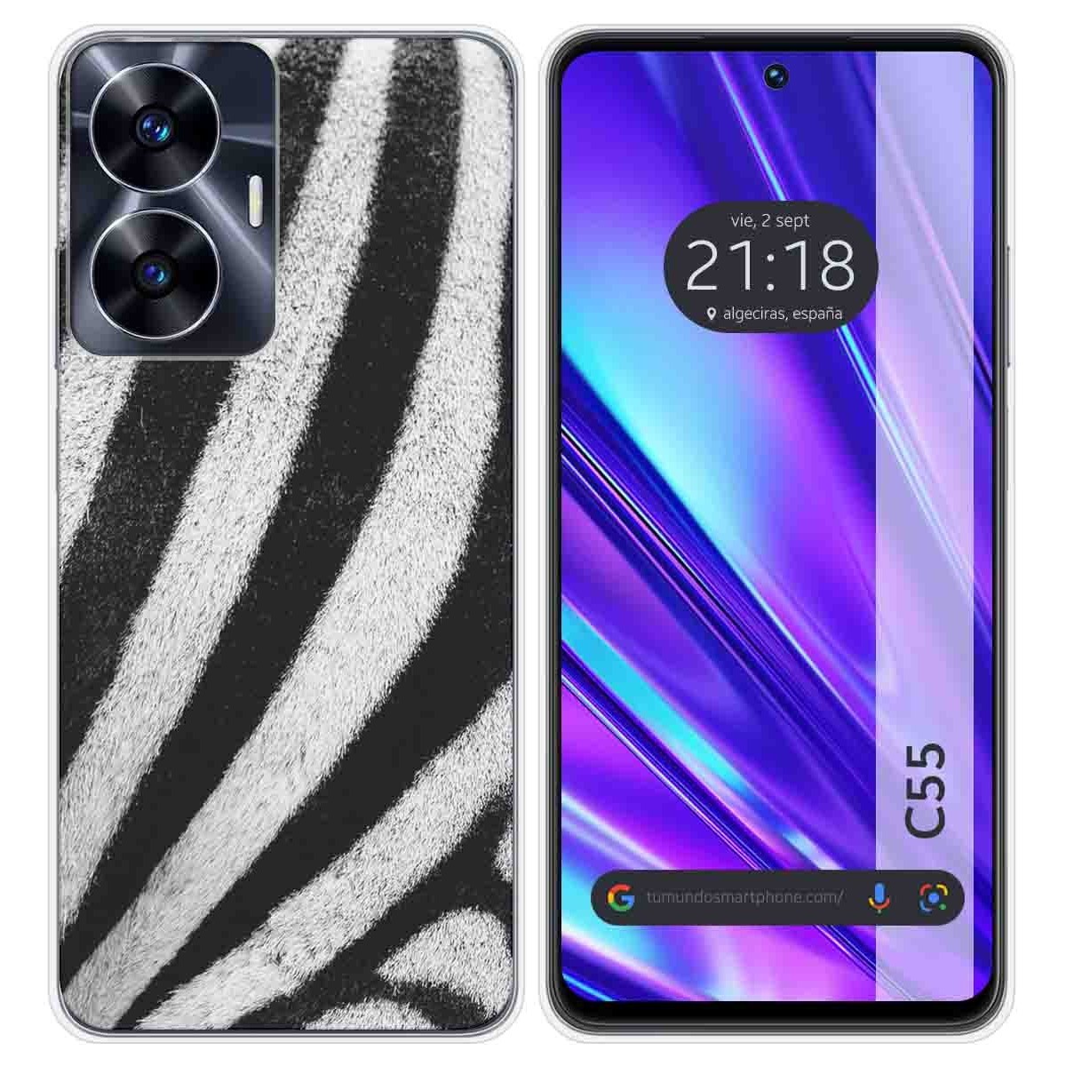 Funda Silicona para Realme C55 diseño Animal 02 Dibujos